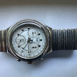 Swatch Blue and White Watch